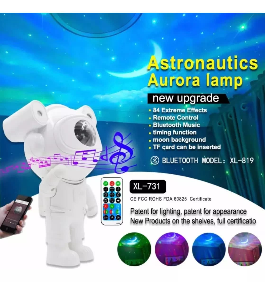 PROYECTOR ASTRONAUTA NUEVO 2