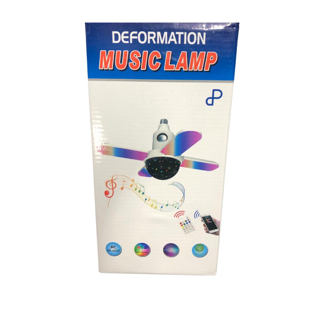 AMPOLLETA LED MUSICA Y ESPANTA CUCO DE 4 ASPAS 0