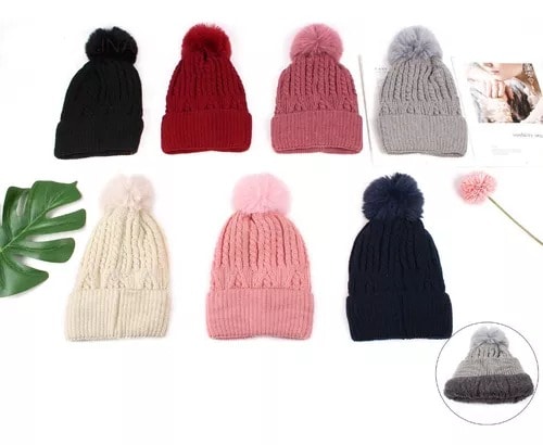 GORRO CON POMPOM 0