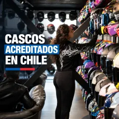 Cascos acreditados en Chile: como funciona la acreditación y como verificar tu casco | OXS