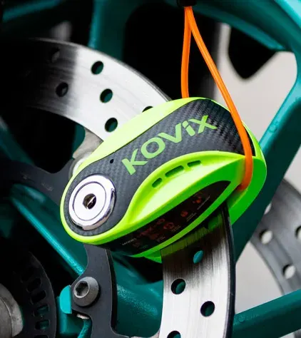 KOVIX: Candados con alarma y sistemas de seguridad antirrobo para moto