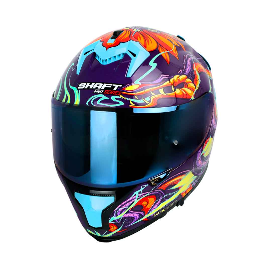 Casco moto Shaft pro 610dv evo fire thunder mr OXS