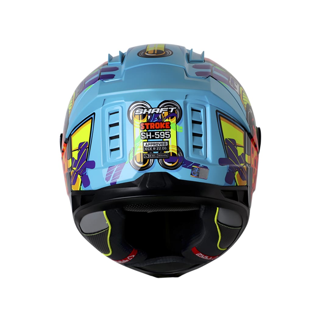 Casco moto shaft 595 stroke az.cl integral (SV) | OXS