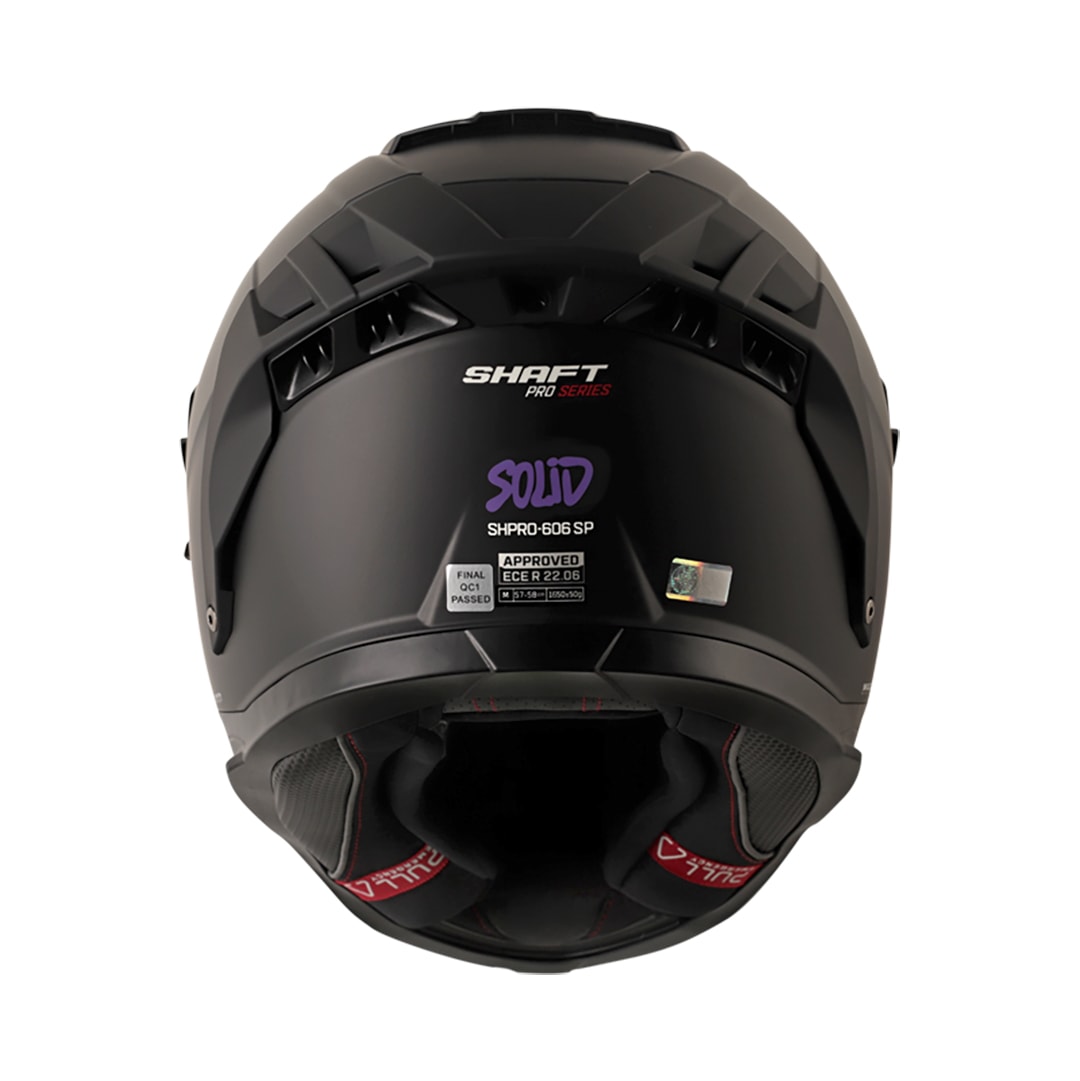 Casco moto shaft pro 606sp solid ng mr integral con sun visor (V