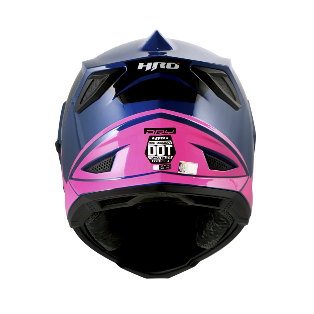 Casco moto hro mx-330dv dry az fc multipropósito | OXS