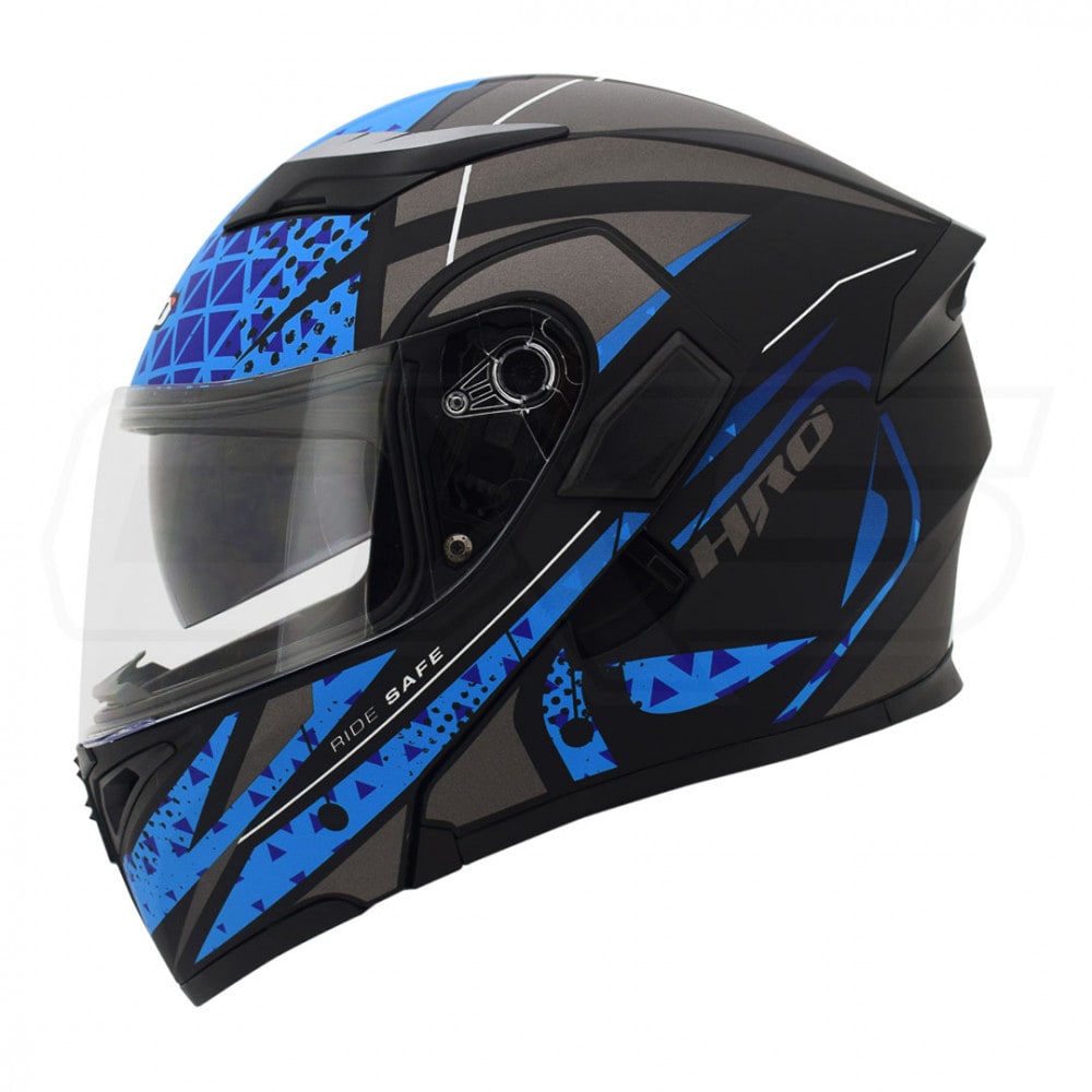 Casco Moto Hro 3400 Abatible Con Sun Visor Certificación Dot