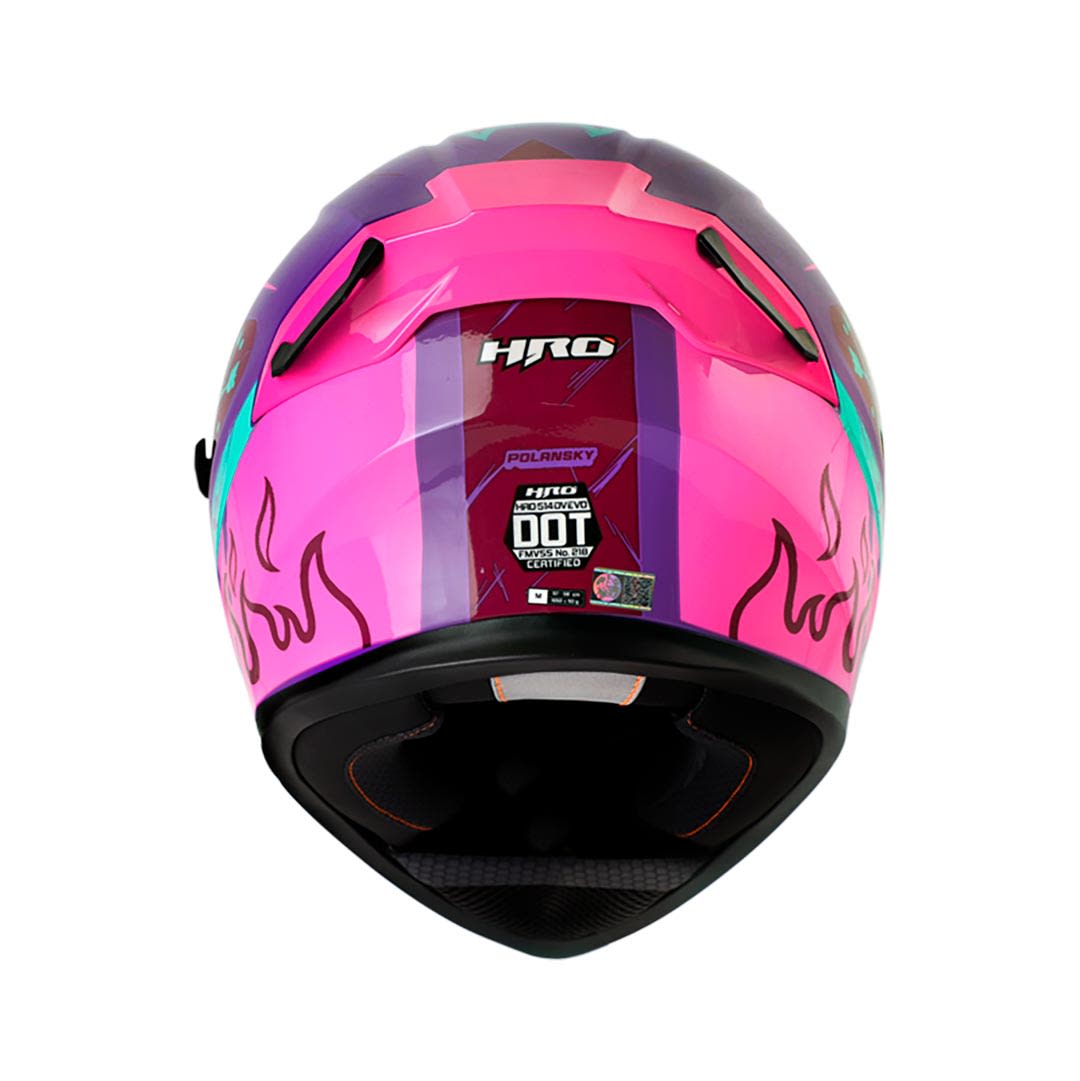 Casco moto hro 514dv polansky mr turq ir.mr integral | OXS