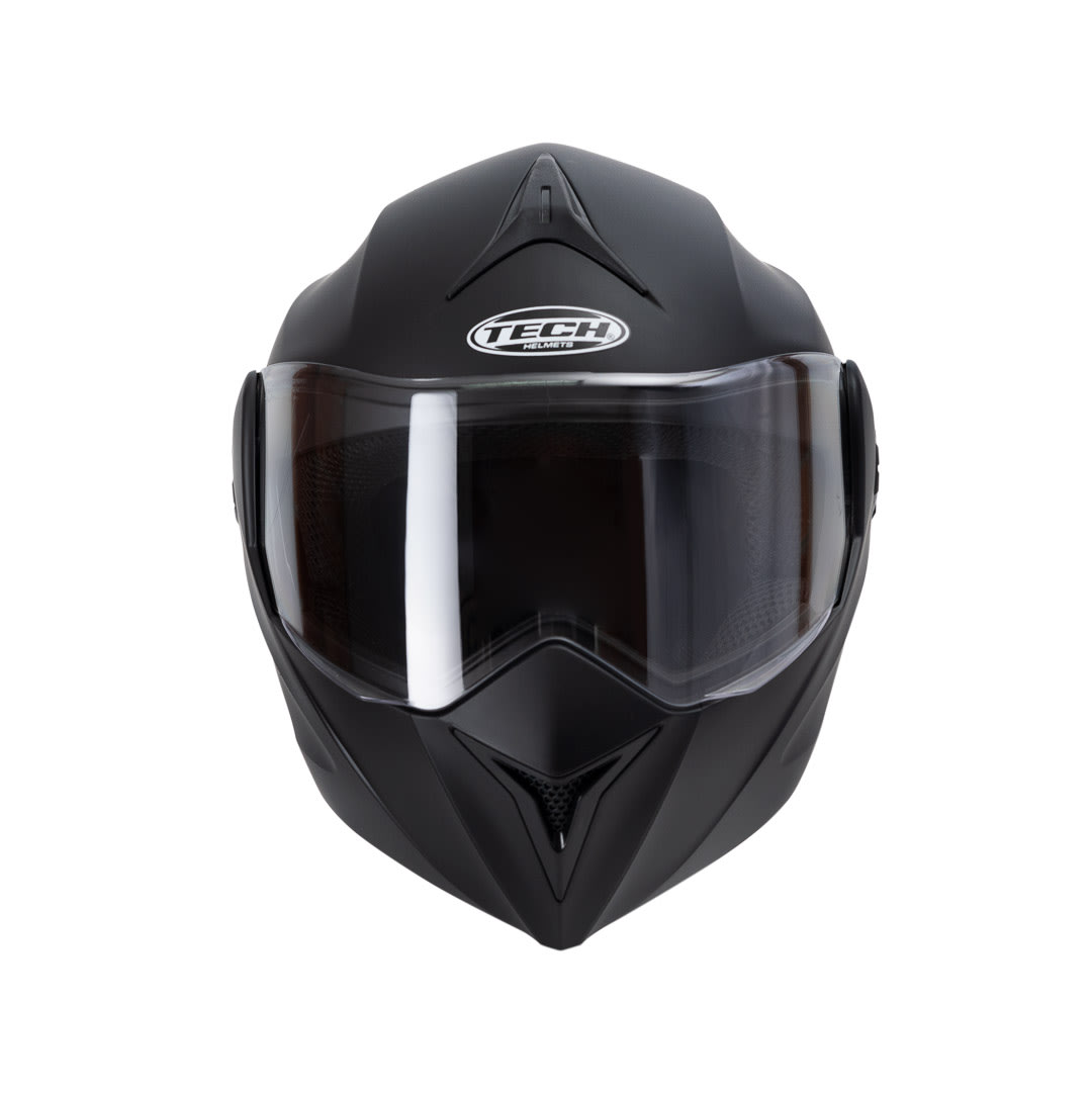 Dot Homologacion De Cascos Casco Moto Tech T30 Abatible Solid