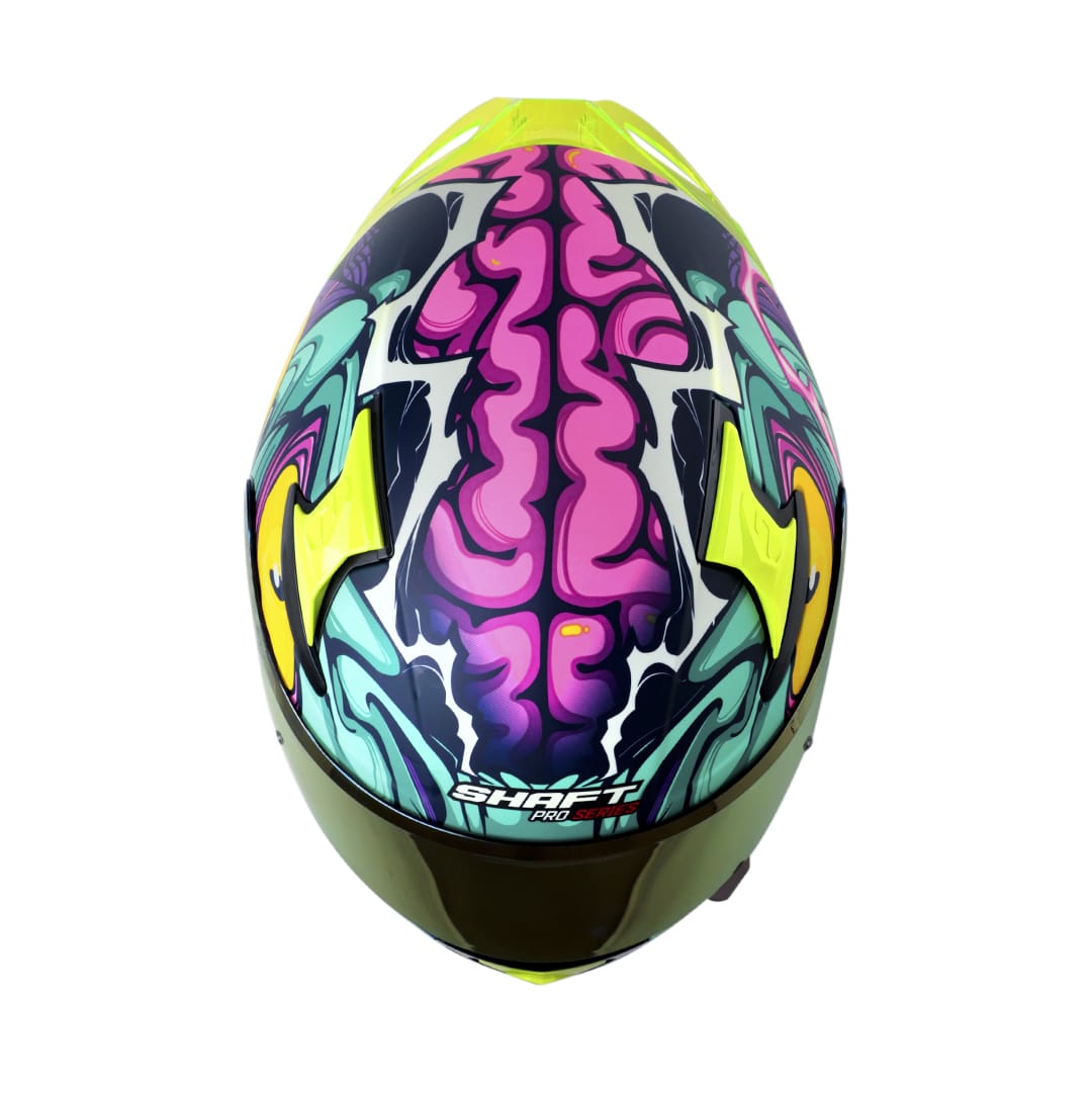 Casco moto shaft pro 612dv the abisal az mr integral con sun visor