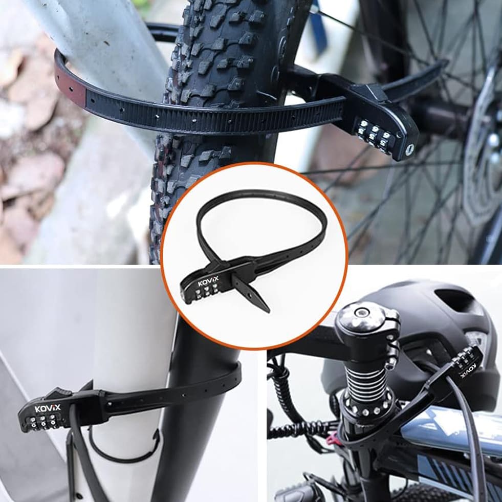 Amarra zip-tie tipo cadena kovix kztl con clave seguridad para