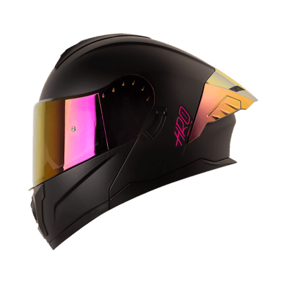 Casco moto hro 3480dv evo solid n.m fc abatible con sun visor dot