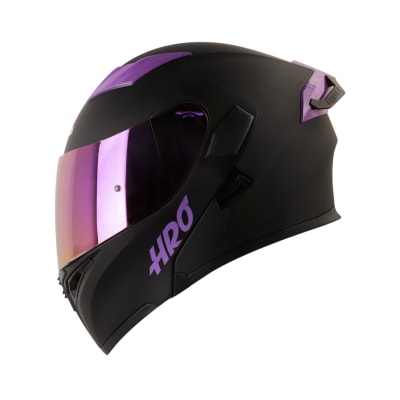 Casco Moto Hro 3400dv solid ng mate mr Abatible Sun Visor Certificación Dot
