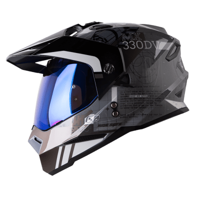 Casco moto hro mx-330dv space race gr.os gr multiproposito