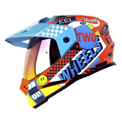 Casco moto hro mx-330dv bye bye nj.n az multipropósito1
