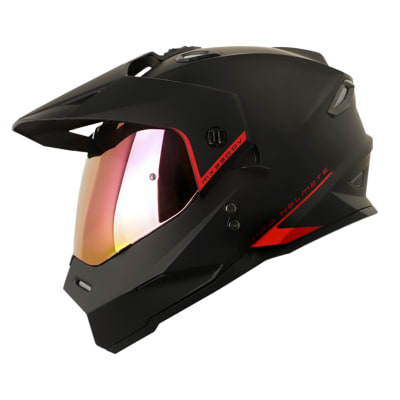 Casco moto hro mx-330dv solid ng mate rj multipropósito1