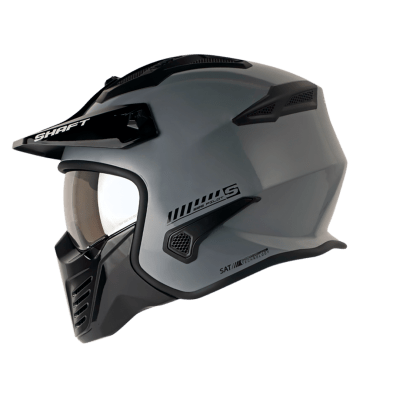 Casco moto shaft 225 pilot solid gr abierto