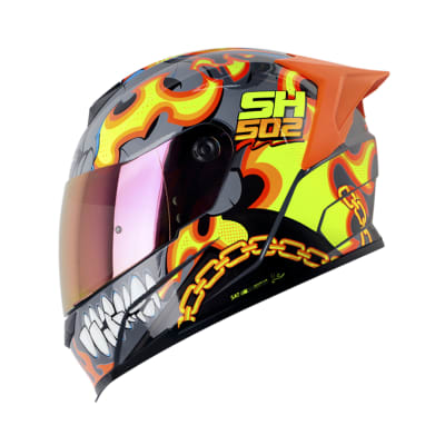 casco moto shaft 502sp fire boy gr nj.n integral normal dot acreditado (V/SV)1