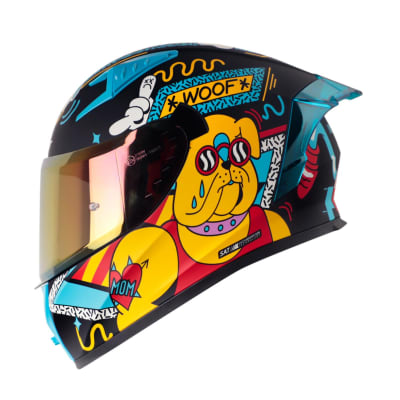 CASCO MOTO SHAFT 526SP EVO UNGLORIOUS DOGS NG AZ INTEGRAL1