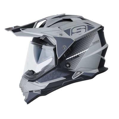 Casco moto shaft pro mx-370dv multipropósito esencial gr