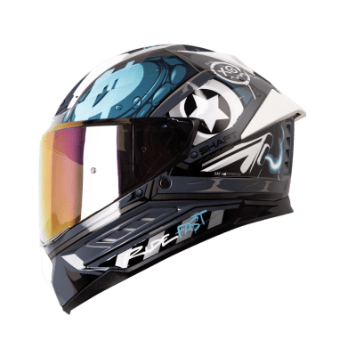 Casco moto shaft 595 gunn gr.os az integral (SV)