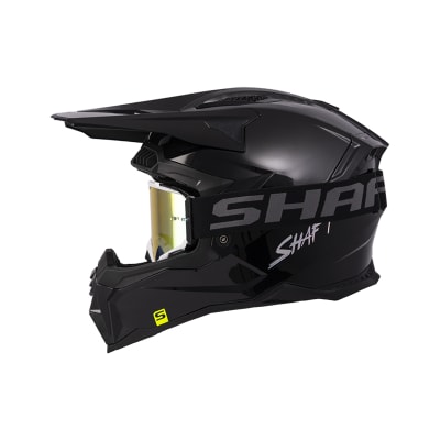 Casco moto shaft mx-60 solid n.b hg.sl enduro motocross antiparras de regalo1