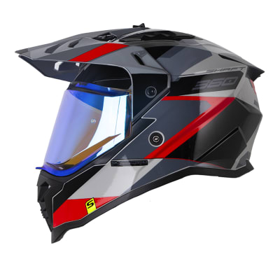 Casco moto shaft mx-360 misho gr.b az multipropósito