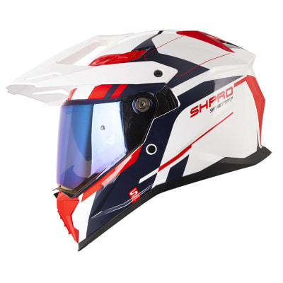 Casco moto shaft pro mx400dv render bl az.os multiproposito1