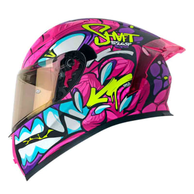 CASCO MOTO SHAFT 526SP EVO DANO ROSA INTEGRAL