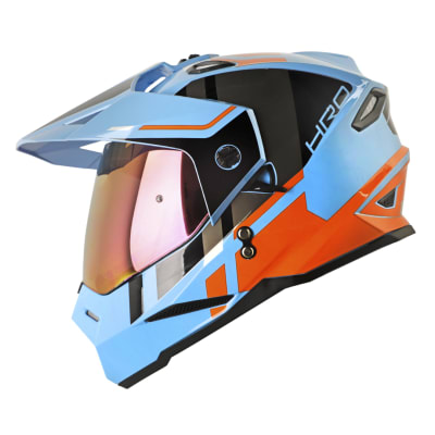 Casco moto hro mx-330dv dry az nj multipropósito