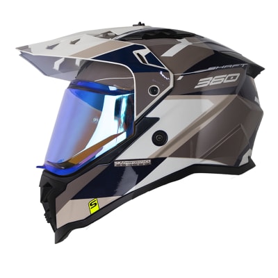 Casco moto shaft mx-360 misho az.b az multipropósito