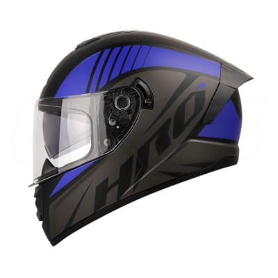 Casco moto hro 518dv asper az tr integral con sun visor norma dot