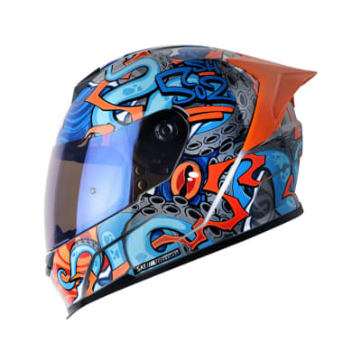 casco moto shaft 502 sp surrealis gr brillo nj.n integral