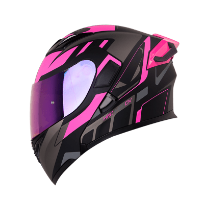 Casco Moto Hro 3400dv ioque ng fc Abatible Sun Visor Certificación Dot