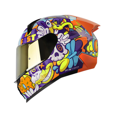 Casco moto shaft 560 evo melo az.cl nj.n integral