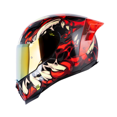 Casco moto shaft 562r solid toxic ng rj do integral