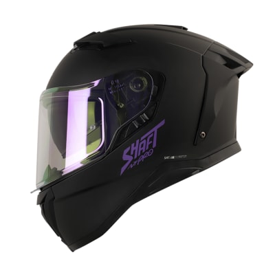 Casco moto shaft pro 606sp solid ng mr integral con sun visor (V/SV)1