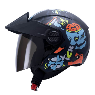 Casco moto ich 102 storm az sm abierto con viscera urbano