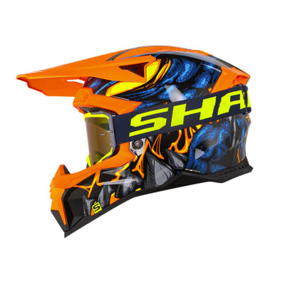 Casco moto shaft mx-60 sobek n.b az enduro motocross antiparras de regalo1