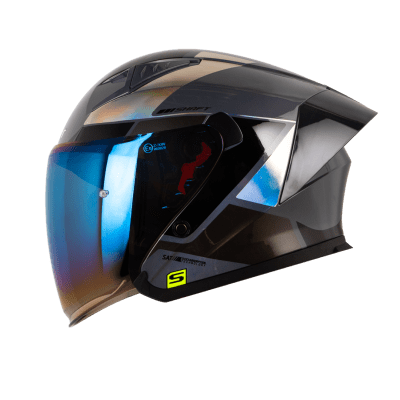 Casco moto shaft 226 parker gr.os abierto