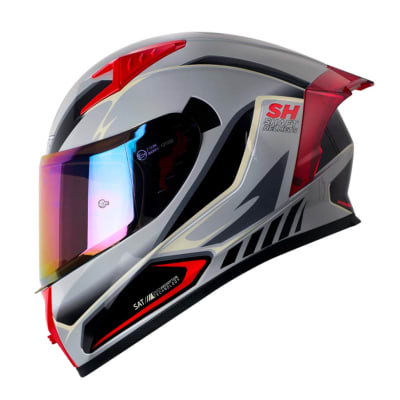 CASCO MOTO SHAFT 526SP EVO SPECTER GRIS ROJO INTEGRAL