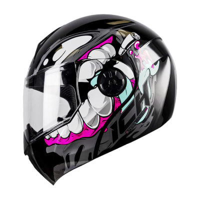 Casco moto ich 3110 biter gr abatible con sun visor certificación dot 3cv
