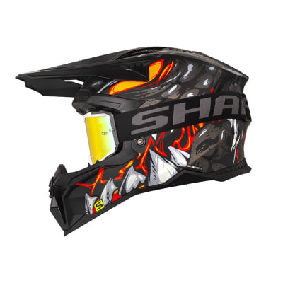 Casco moto shaft mx-60 sobek n.m nj.n enduro motocross antiparras de regalo