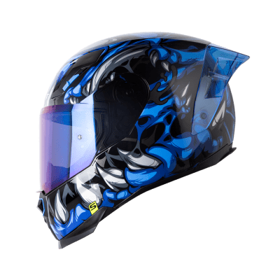 Casco moto shaft 562r solid toxic ng az integral