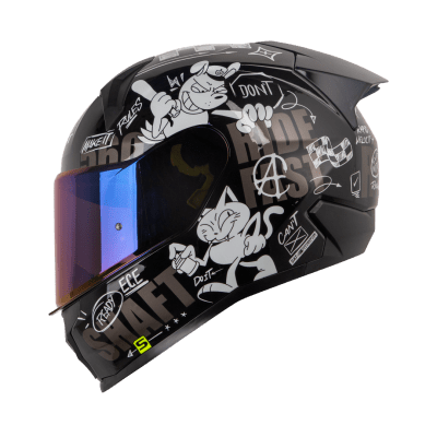 Casco moto shaft 560 evo anarchy ng bl