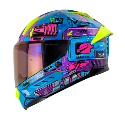 Casco moto shaft 595 omega az integral (SV)1