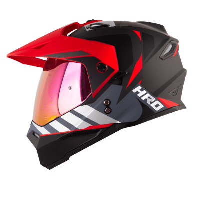 Casco moto hro mx-330dv yorchi gr.os rj multipropósito