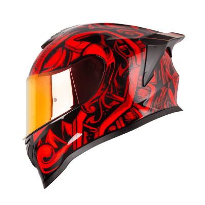Casco moto hro 506 tribal ng rj integral norma DOT