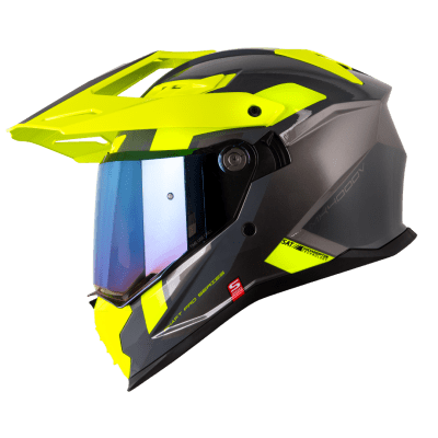 Casco moto shaft pro mx400dv avenger gr.os am.n multiproposito