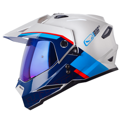 Casco moto hro mx-330dv downhill gr.cl az multiproposito