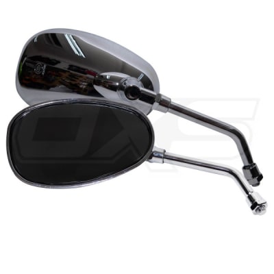 Espejos Para Moto Cromados Chopper